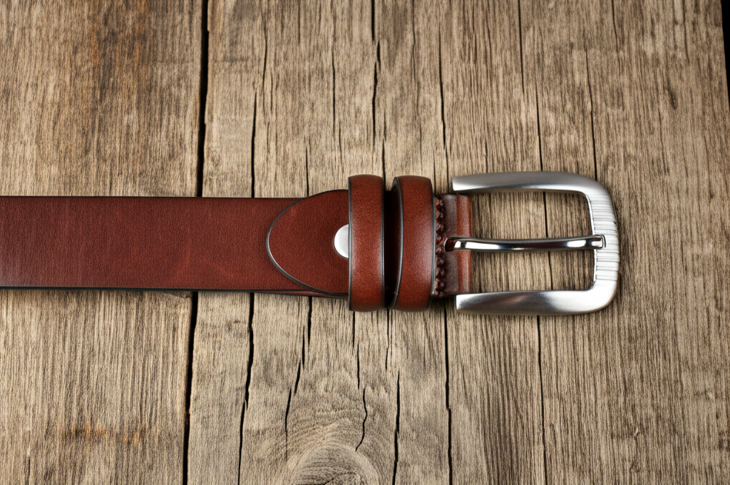 Mens Leather Reversible Belt